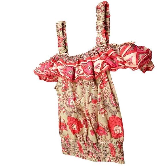 Jennifer & Grace Cold Shoulder Floral Top - Picture 7 of 9